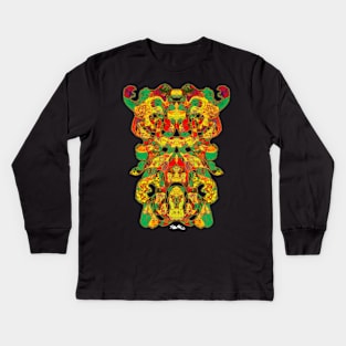 Psychedelic meditation fantasy Kids Long Sleeve T-Shirt